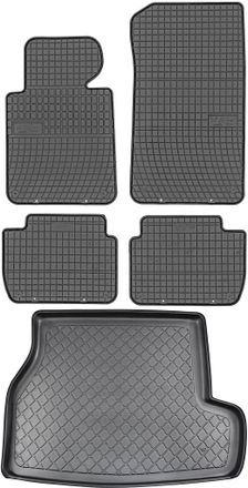 OEM Juego De Alfombrillas De Goma Para Coche Y Maletero Para Bmw Serie 3 E46 Estate (1998-08.2005)