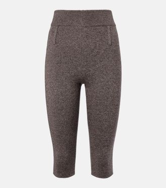 Magda Butrym Pantalones capri de lana