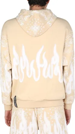 Vision Of Super Paisley Pattern Sweatshirt - Beige
