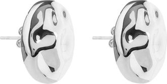 Federica Tosi Womens Earrings Rock Silver-Coloured Metal Metallic