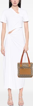 Gucci Pre-owned Womens Gg Canvas Web Shoulder Bag - Tan Textile - One Size