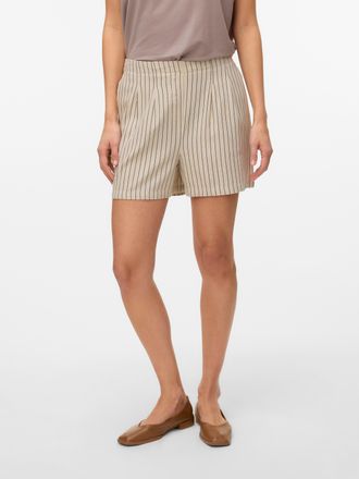 Vero Moda Shorts »VMJESMILO HW SHORTS WVN NOOS« mit Leinen