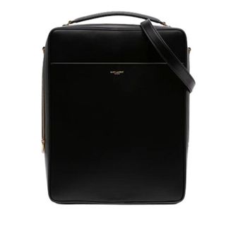 Saint Laurent Pre-owned Satchel - Dames - Pre-owned - Zwart - Maat: ONE Size Leer