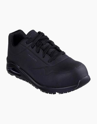 Skechers Mens Uno SR Doltin Mens Trainers - Black - Size: 12