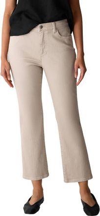 Eileen Fisher Kick Flare Ankle Jeans in Wheat at Nordstrom, Size Xx-Small