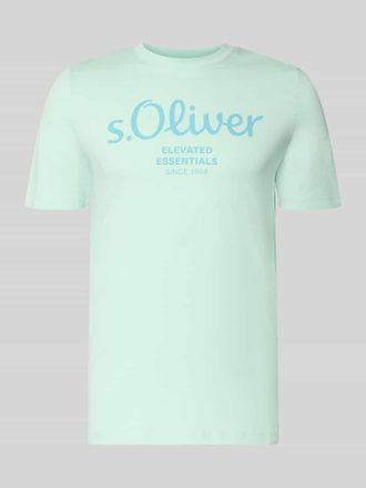s.Oliver Red Label Regular Fit T-Shirt aus reiner Baumwolle in Lind, Gr&ouml;&szlig;e XXXL