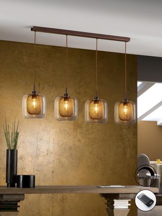Schuller Schuller Lighting - Lampara Fox 4l Chocolate Dimable