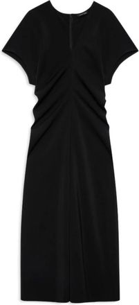 Anine Bing Dames, Jurken, Zwart, Maat: L Leer