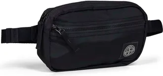 Stone Island Mens Belt Bag Nylon-Metal Black Resin