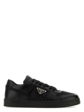 Prada: Black Leather Sneakers now up to −43% | Stylight