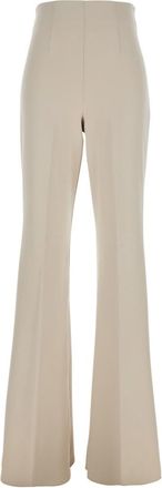 Sportmax Beige Regular Flared Pants
