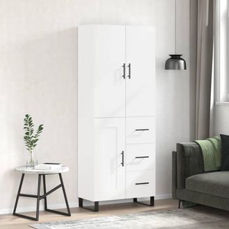Berkfield Home Highboard White 69.5x34x180 cm Engineered Wood