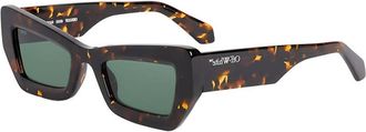 Off-white AURORA Green Irregular Unisex Sunglasses OERI137 6055 51