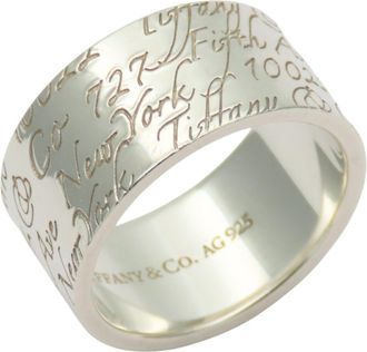 Tiffany & Co. Silver Silver 925 Band Ring (Pre-Owned)