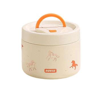 OEM Recipiente T&eacute;rmico Para Alimentos Fabricado En Acero Inoxidable 316 Resistente A La Corrosi&oacute;n, Con Forma De Caja Naranja