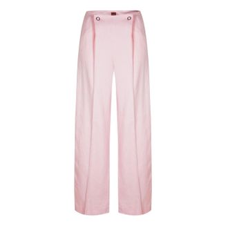 HUGO BOSS Dames/Dames Tapito Gebreide Getailleerde Broek (Lichtroze)