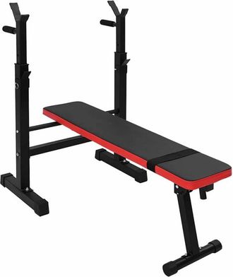 vidaXL Banco De Pesas Manual Negro 67 X 126.5 X 111 Cm Vidaxl