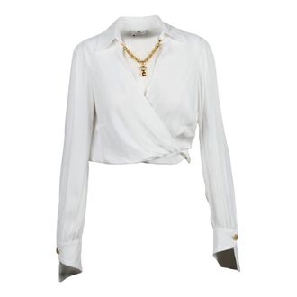 Elisabetta Franchi Donna, Camicette, Bianco, L, new