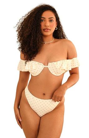 Dippin' Daisy's Swimwear Kate Top in Dotted Pink at Nordstrom, Size X-Small