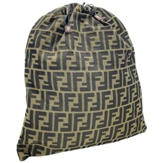 Fendi Vintage, unisex, Veelkleurig, ONE Size, Pre-owned Vintage Stoffen Tas