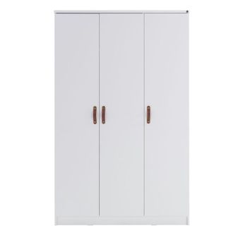 Muemue Armario 3 Puertas Blanco 204.1x127.7x53.2cm