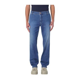 Jeckerson Heren, Jeans, Blauw, Maat: W36 Denim