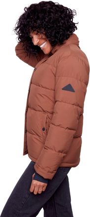 Alpine North FORILLON WOMENS VEGAN DOWN (RECYCLED) SHORT QUILTED PUFFER JACKET