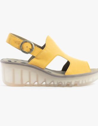 FLY London Womens Fly London BAIF585FLY Womens Sandals Bumblebee - Yellow - Size: 7