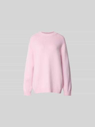 Nanushka Oversized Wollpullover aus Woll-Mix in Rosa, Gr&ouml;&szlig;e L