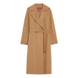 Max Mara Dames, Mantels, Bruin, Maat: S Zijde