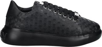 Philipp Plein Schoenen, Dames, Zwart, 37 EU, Leer, Megastar Sneakers