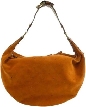 Louis Vuitton Pre-owned Shoulder Bags, female, Brown, Size: ONE SIZE Pre-owned Monogram Suede Shoulder bag