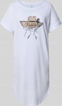 Louis & Louisa Oversized Nachthemd Modell Lust auf Meer in Weiss, Gr&ouml;&szlig;e XXL