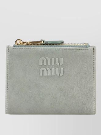 Miu Miu compact leather wallet small essentials