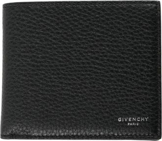 Givenchy Accessoires, Heren, Zwart, ONE Size, Leer, Nieuwe 4Cc Billfold Portemonnee met Muntvak
