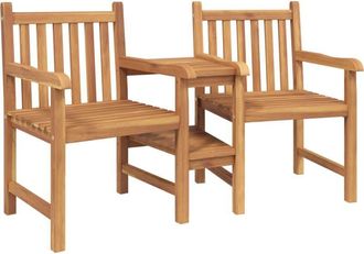 vidaXL Outdoor Chairs Brown 152 x 63 x 89 cm Solid teak wood Vidaxl