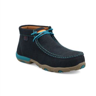 Twisted X Boots Womens Nano Toe Electrical Hazard Chukka Work Shoes In Dark Teal Turquoise
