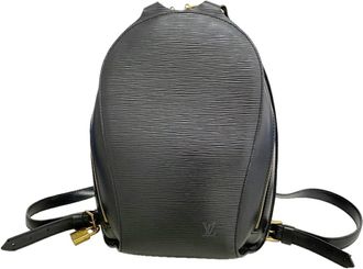 Louis Vuitton Noir Backpack (Pre-Owned)