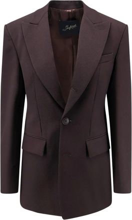 Seafarer Blazer de un solo bot&oacute;n - Jackets - Mujer - Marr&oacute;n - S