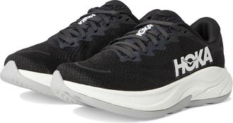 Hoka One One Rincon 4 Womens Running Shoes Black/White : 10.5 B - Medium, Canvas