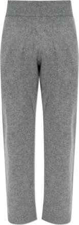 Entire studios Wollen broek met rechte pijpen - unisex - Straight fit broeken - Grijs - M - Wol - Broeken