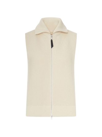 Maison Margiela wollen vest met ritssluiting