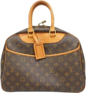 Louis Vuitton Pre-owned Handbags, female, Brown, Size: ONE SIZE Pre-owned Deauville Handbag