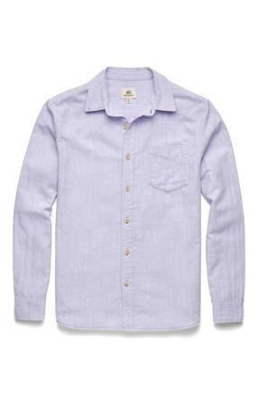 Surfside Supply Co. Brian Slub Shirt in Lavender at Nordstrom, Size Xx-Large
