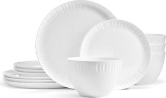 Mikasa Franklyn 12Pc Bone China Dinnerware Set