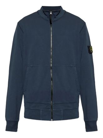 Stone Island logo-patch sweatshirt - Blue