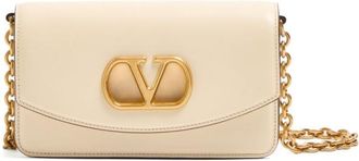 Valentino Garavani Vain Small Leather Clutch