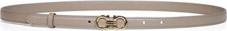 Ferragamo Belts, female, Beige, Size: 90 CM Gancini Belt