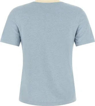Chlo&eacute; Cactus Logo-Print Cotton T-Shirt - Blue