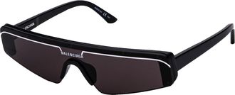 Balenciaga Unisex Sunglasses Black-Grey Acetate Black-Black-Grey Black/black/grey